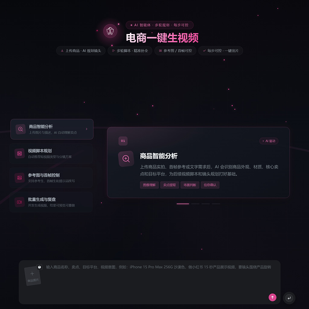 菁选灵创AI智能视频与图片创作中心